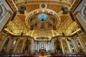 Roof on inside of Cathedral Basilica Of St Joseph